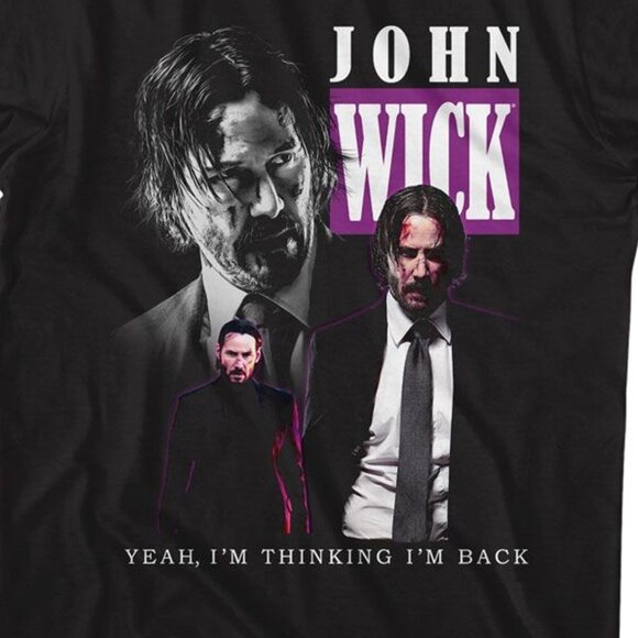 John Wick Triple Wick Meme Funny Movie Fan Gift Graphic Keanu Reeves T-Shirt 79 - Picture 2 of 6